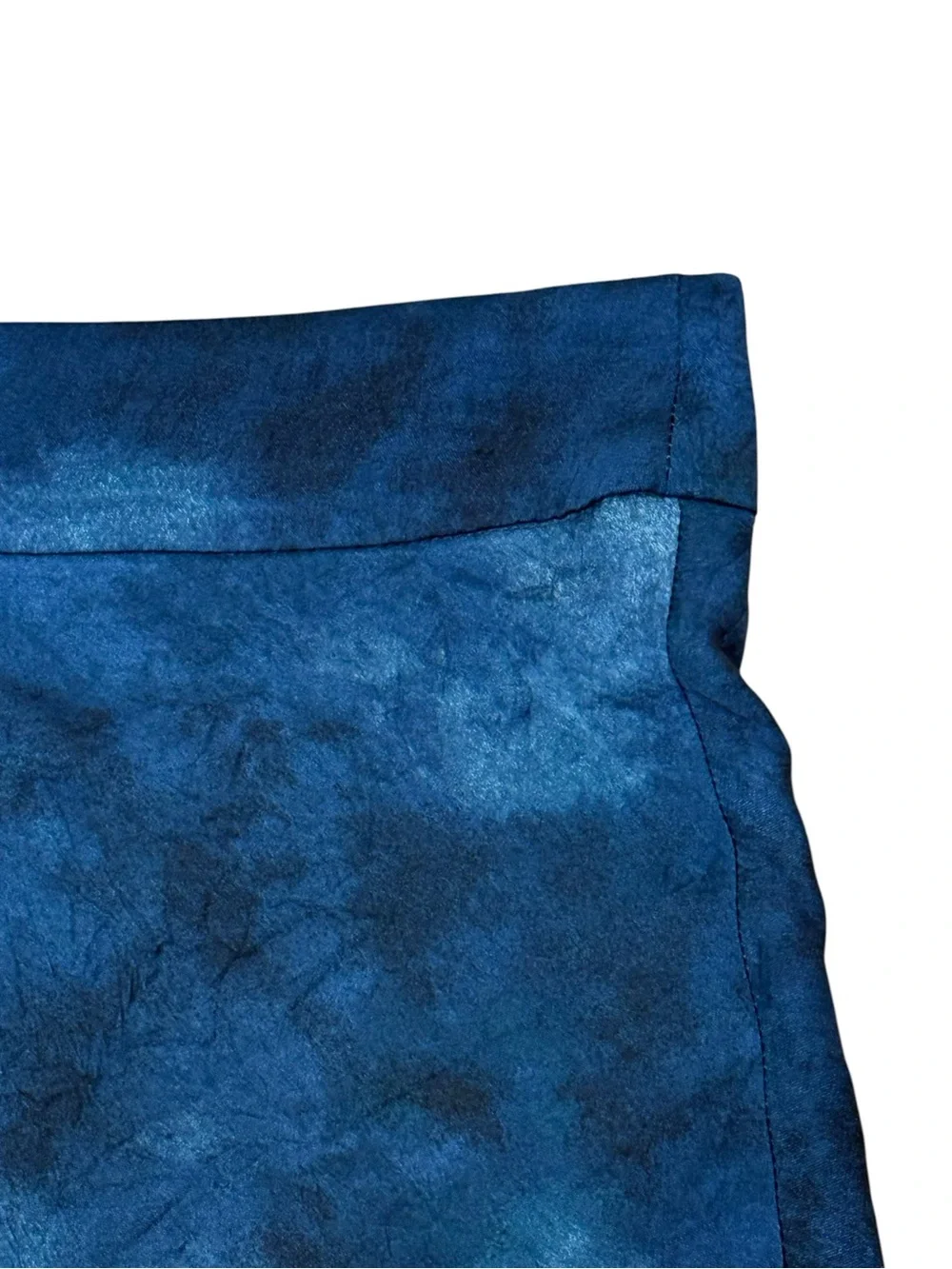Free People Martine Flirt Mini Skirt Women’s 4 Blue Tie Dye High Rise Boho